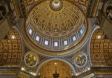 Cœur de la Basilique Saint-Pierre, Rome, Italie