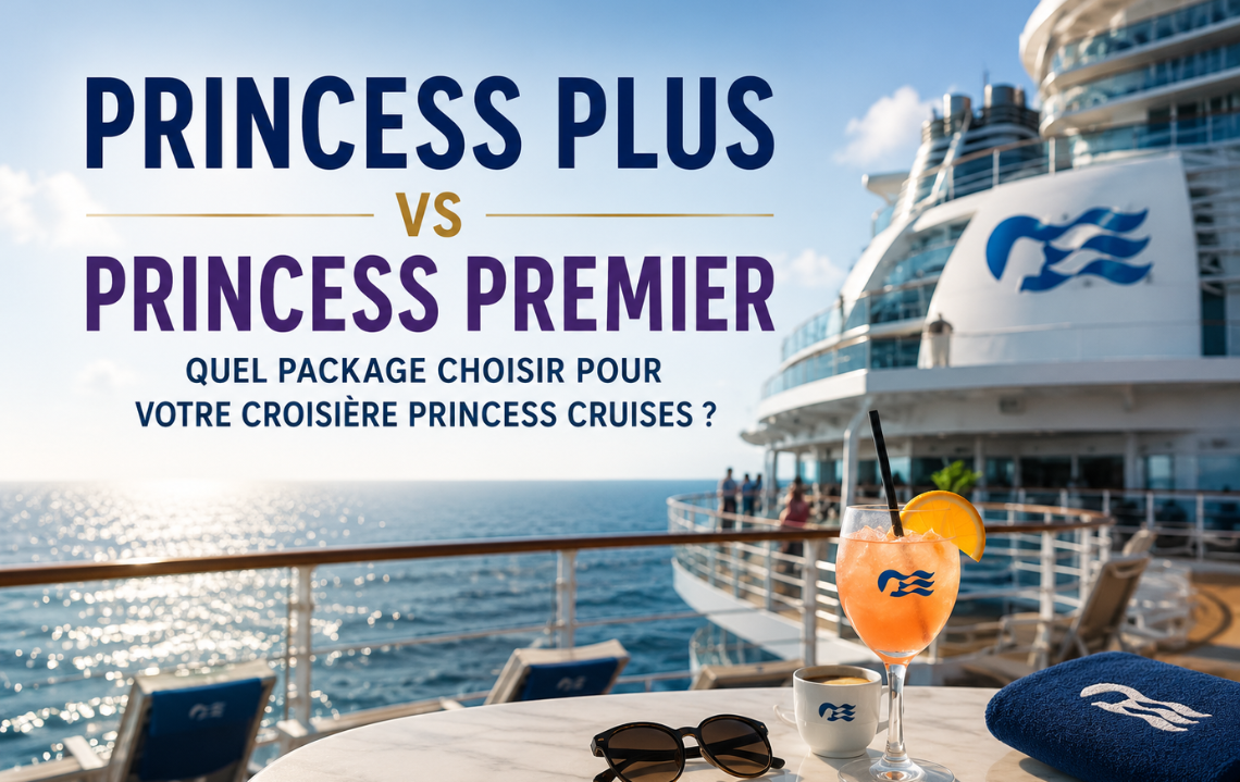 Princess Plus vs Princess Premier : quel package choisir pour votre croisière Princess Cruises ?