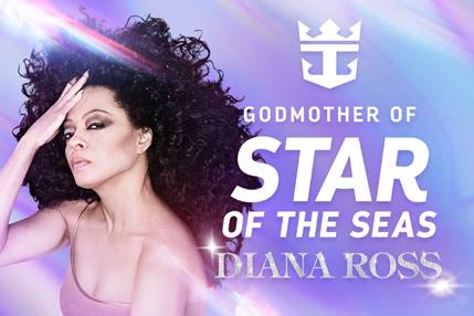 Diana Ross devient la marraine du Star of the Seas de Royal Caribbean