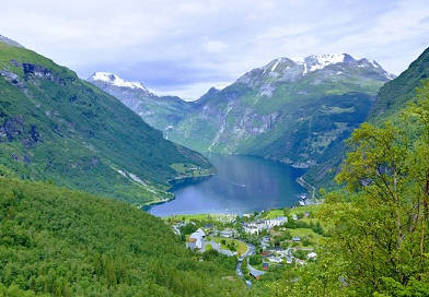Fjord Geiranger Norvège