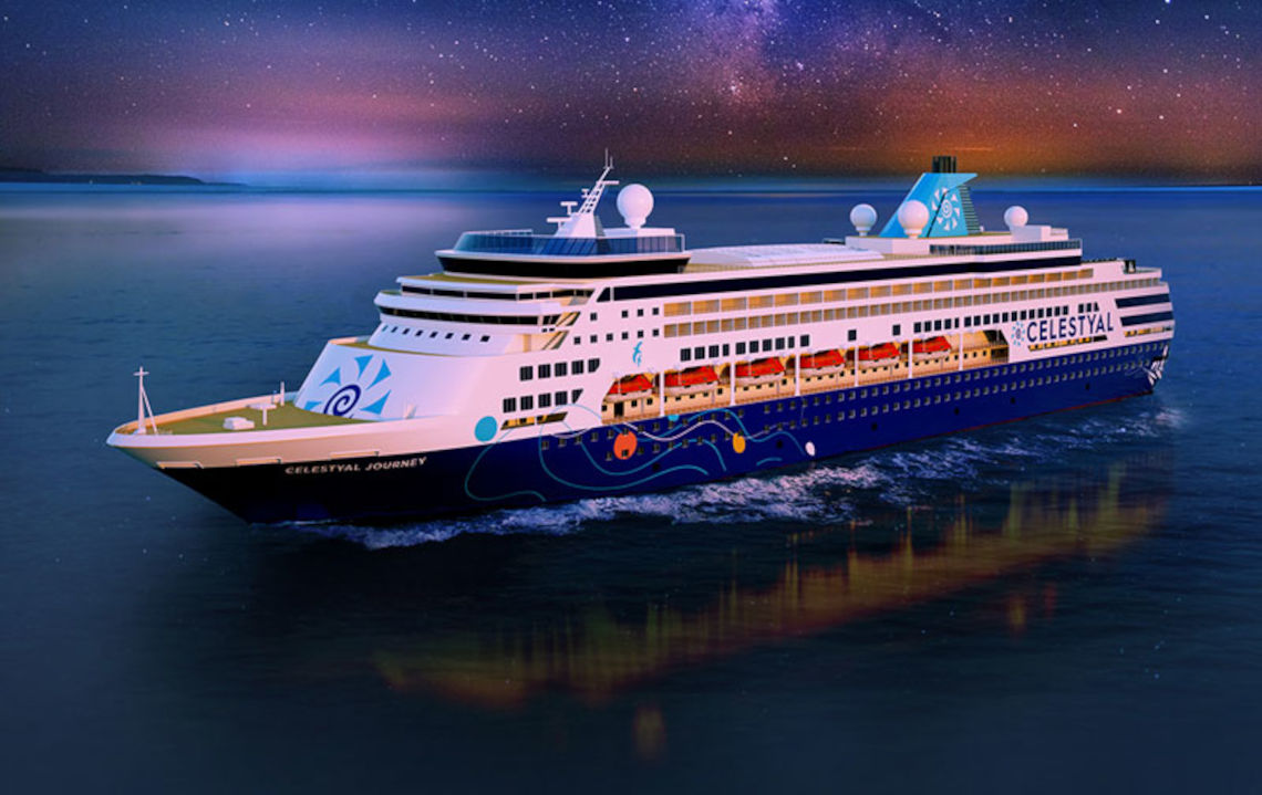 Le Celestyal Journey arbore fièrement la nouvelle livrée de Celestyal Cruises