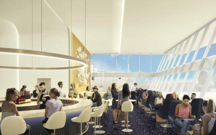 Vue #5 intérieur terminal croisière MSC à Miami