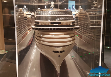 Maquette du MSC Europa, vue proue