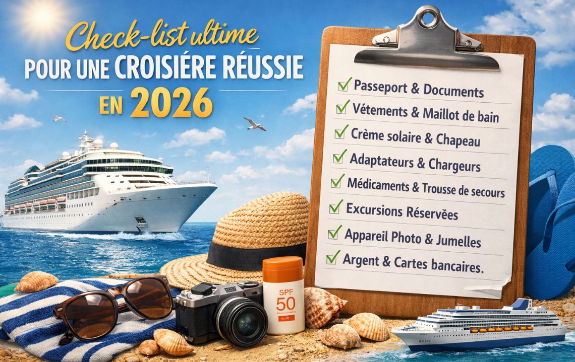 Check-list ultime pour une croisière réussie en 2026