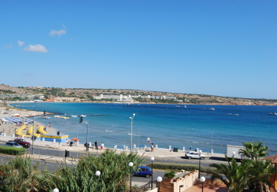 Mellieha Bay Beach, Malte