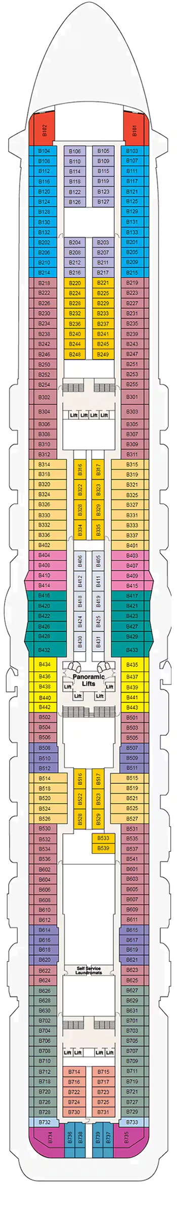 Plan Enchanted Princess - Pont 11 Baja