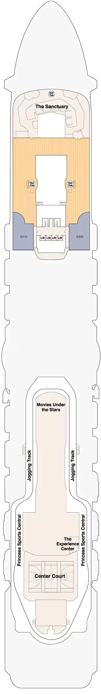 Plan Enchanted Princess - Pont 18 Sky