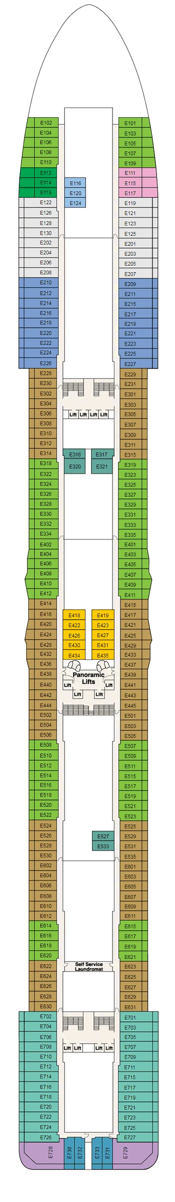 Plan Enchanted Princess - Pont 8 Emerald