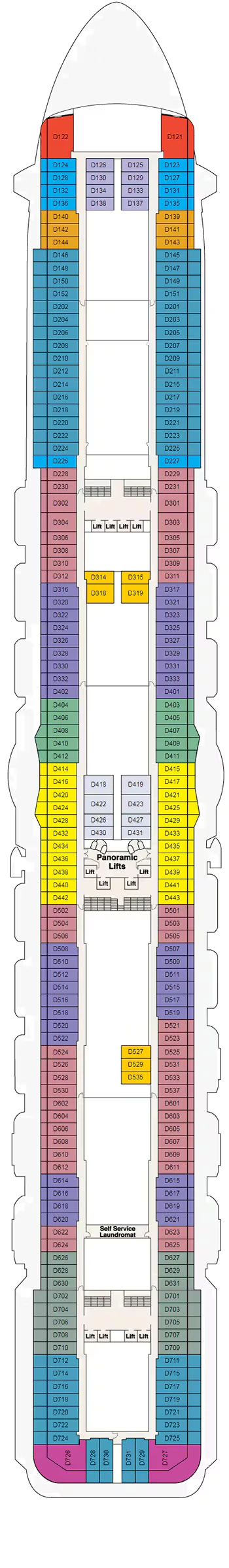Plan Enchanted Princess - Pont 9 Dolphin