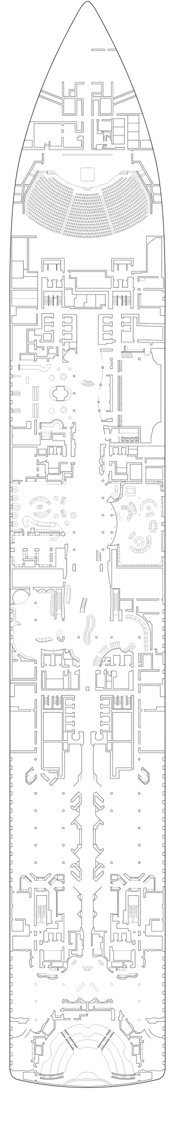 Plan MSC World Europa - Pont 6 - Rome