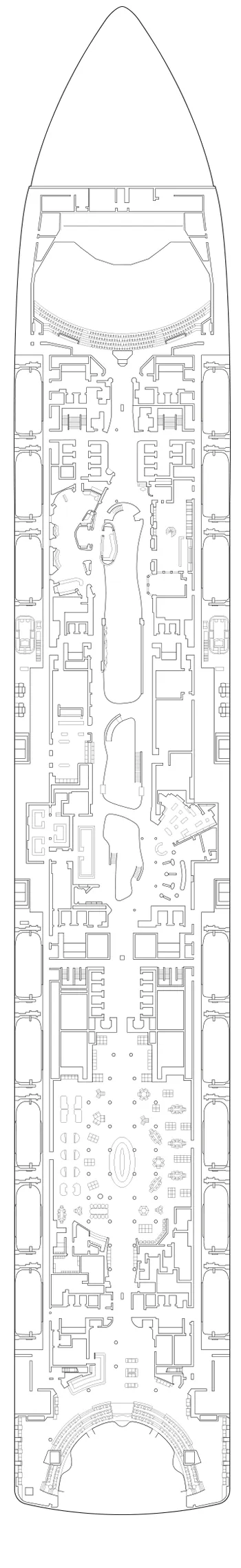Plan MSC World Europa - Pont 7 - London