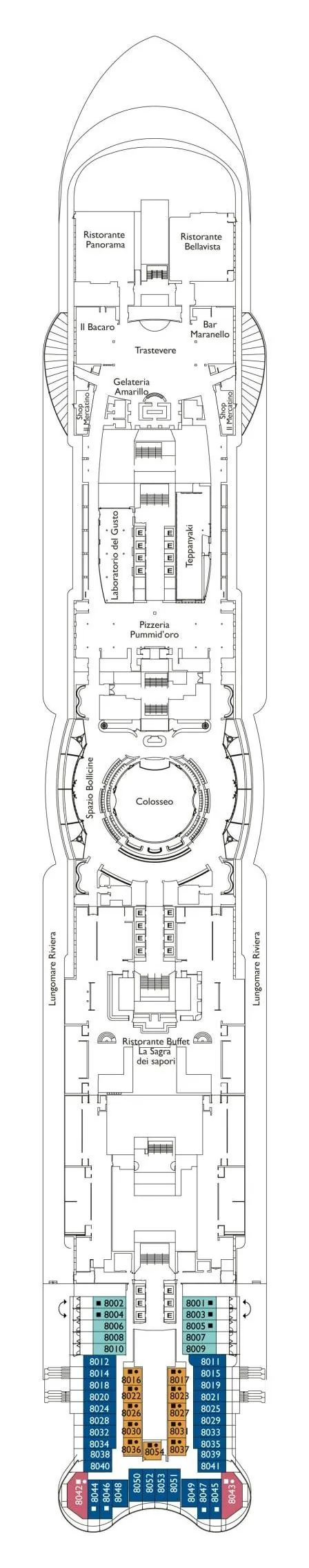 Plan Costa Smeralda - Pont 8 - Capri