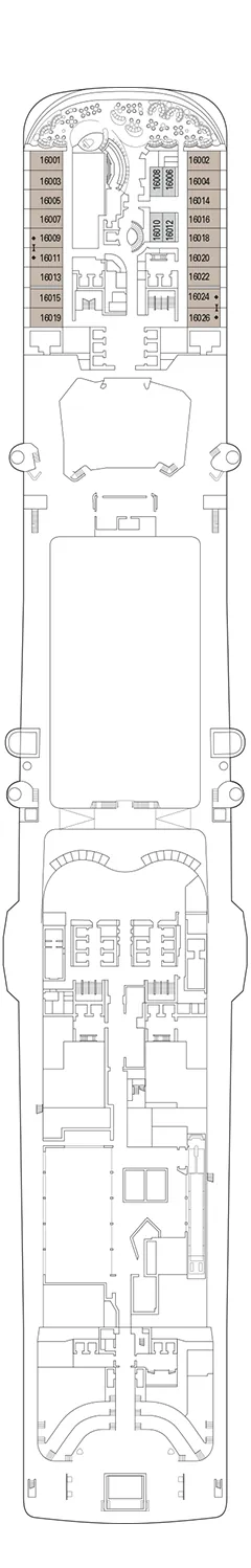Plan MSC Virtuosa - Pont 16