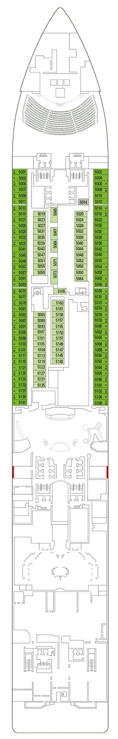Plan MSC Virtuosa - Pont 5